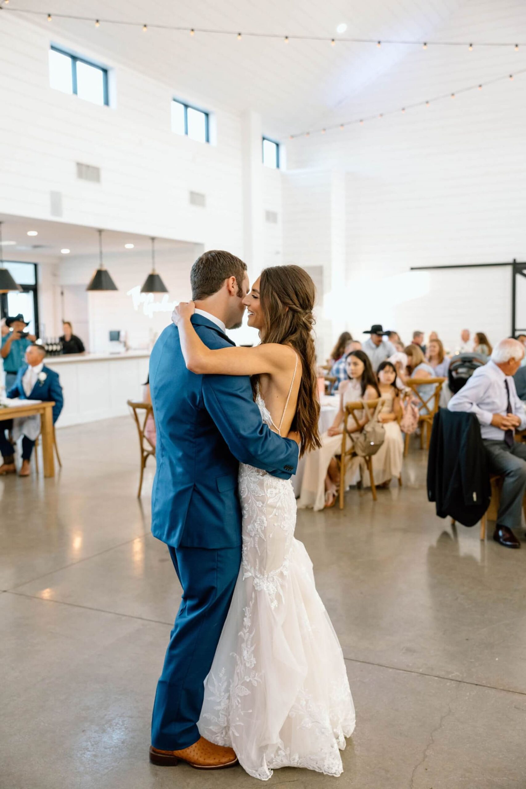 Bride and groom's first dance at The Gardenia