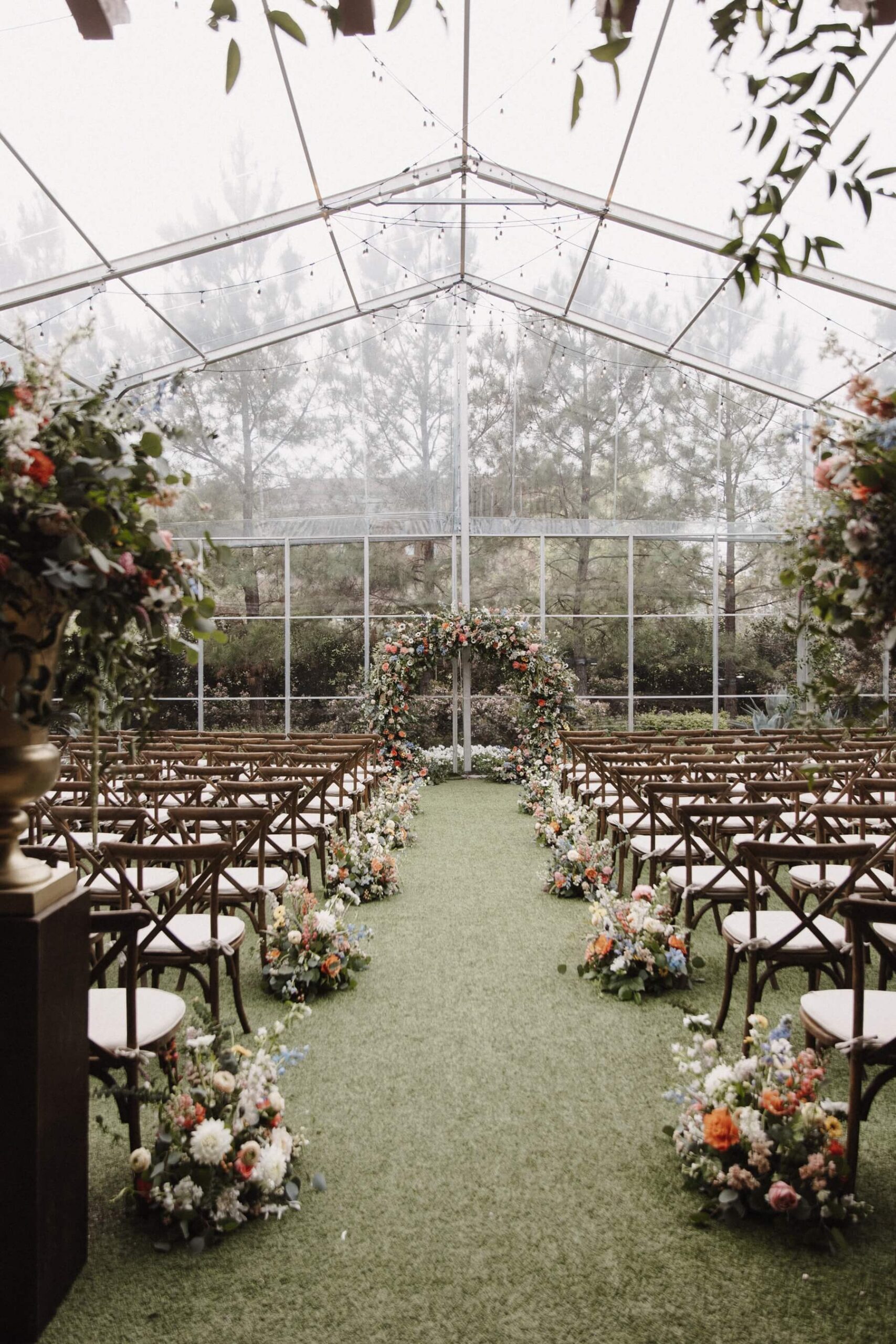 Ceremony space at Hotel Drover